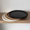 Elegancka Tacka Ozdobna, Podstawka z Ryflami